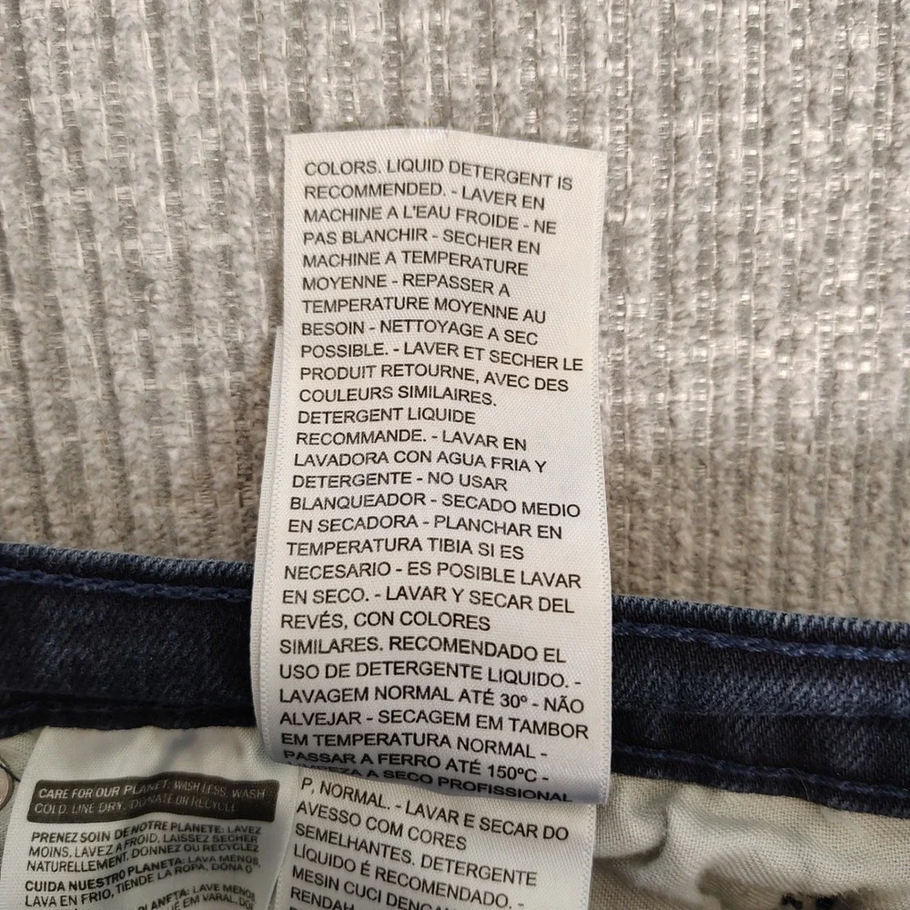 Levi's 505 Jeans Regular Fit Black Wash Denim Pants Mens‎ Size 34x33 (36x34)